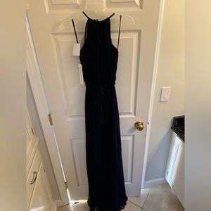 Amsale navy bridesmaid dress- extra length. Excellent condition, never worn!